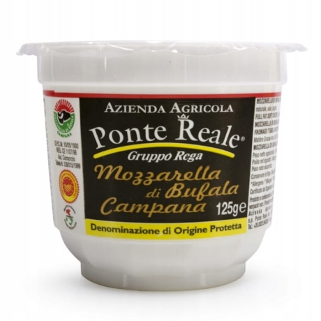 Przejdź do produktu Ser Mozzarella di Bufala 125g - Ponte Reale