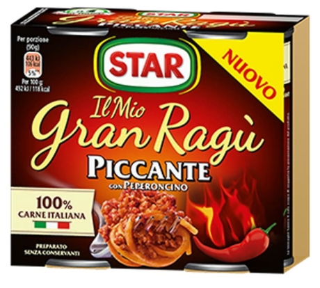 Przejdź do produktu Ragu Piccante Con Peperoncino 2x180g  - Star