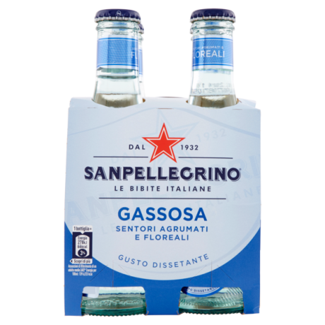 Przejdź do produktu Napój gazowany Gassosa 4x200ml - San Pellegrino