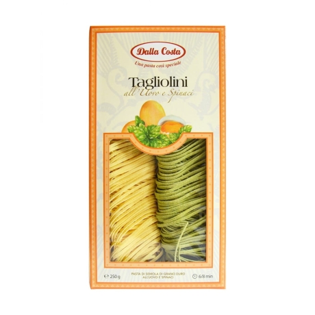 Przejdź do produktu Makaron Tagliolini all Uovo e Spinaci 250g - Dalla Costa