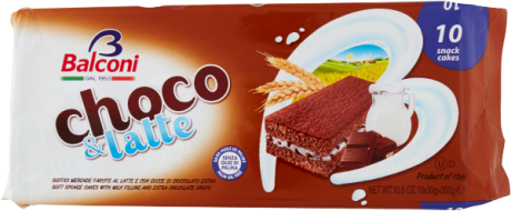 Przejdź do produktu Ciastka Choco Latte 10x30g - Balconi