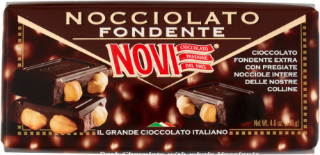 Przejdź do produktu Czekolada z orzechami Nocciolato Fondente 130g - Novi