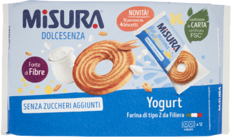 Przejdź do produktu Misura ciasteczka jogurtowe bez cukru 400g