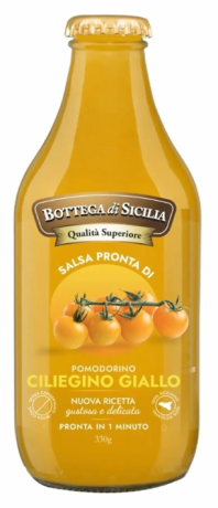 Przejdź do produktu Salsa Ciliegino Giallo 330g - Bottega di Sicilia