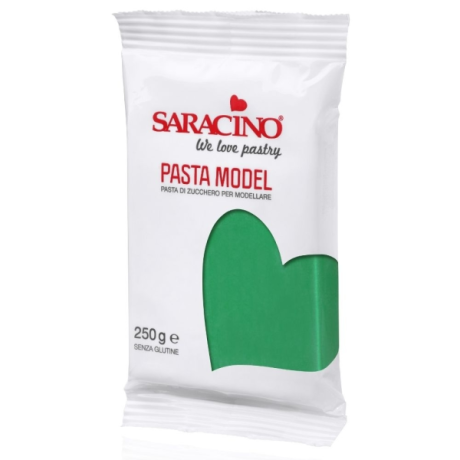 Przejdź do produktu Masa cukrowa do modelowania zielona Green Model Paste 250g - Saracino