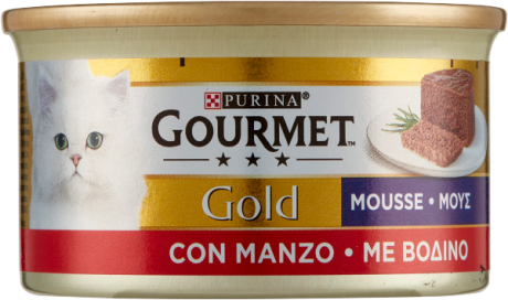 Przejdź do produktu Karma dla kota Gold Manzo 85g - Gourmet włoska