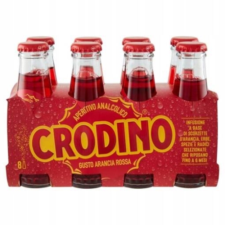 Przejdź do produktu Napój Gusto Arancia Rossa 8x100ml - Crodino aperitif