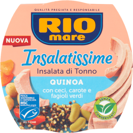 Przejdź do produktu Sałatka z tuńczykiem i komosą ryżową Instalatissime Quinoa 160g - Rio Mare