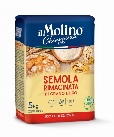 Przejdź do produktu Mąka Semola Rimacinata di Grano Duro 5kg - il Molino Chiavazza