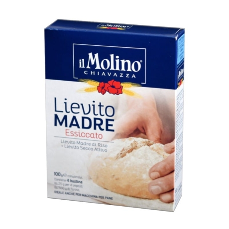 Przejdź do produktu Suchy zakwas na chleb Lievito Madre Essiccato (4x25g) 100g - il Molino Chiavazza