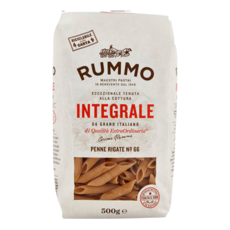 Przejdź do produktu Makaron Penne Rigate n. 66 Integrale 500g - Rummo