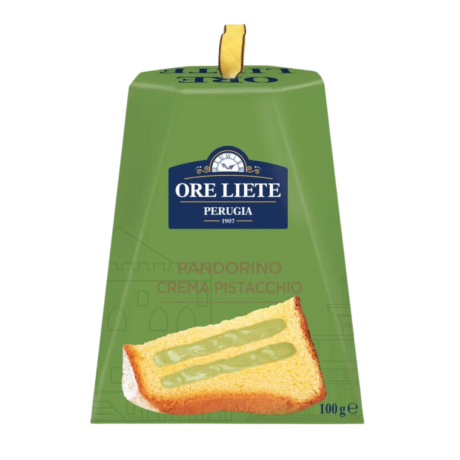 Przejdź do produktu Babka pokryta czekoladą i pistacjami Mini Pandoro con Pistacchio 100g - Oreliete