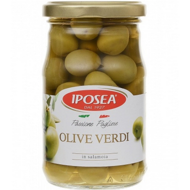 Przejdź do produktu Zielone oliwki z pestką 290g - Iposea