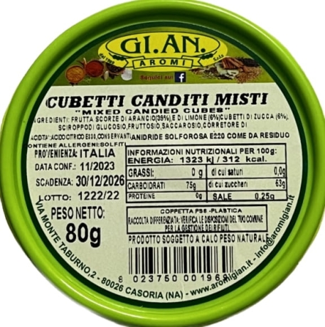 Przejdź do produktu Kandyzowane zielone wiśnie Ciliegie Verdi 80g - GI.AN