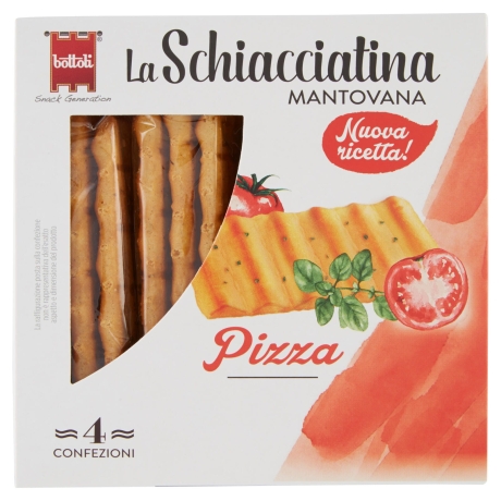 Przejdź do produktu Słone wypieki o smaku pizzy 4x37.5g - Bottoli