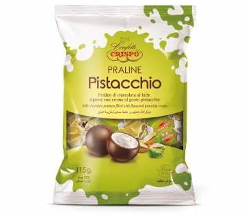 Przejdź do produktu Praliny Praline Pistacchio 115g - Crispo