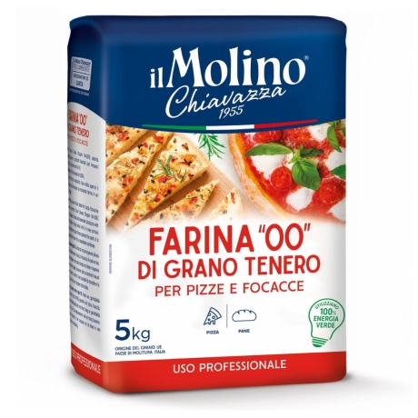 Przejdź do produktu Mąka Farina 00 di Grano Tenero per Pizza e Focacce 5 kg - il Molino Chiavazza