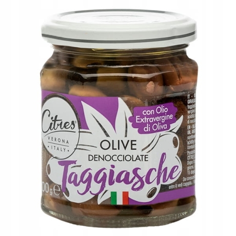 Przejdź do produktu Oliwki Taggiasche w zalewie z oliwą 200g - Citres