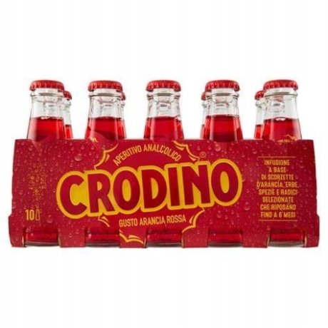 Przejdź do produktu Napój Gusto Arancia Rossa 10x100ml - Crodino aperitif