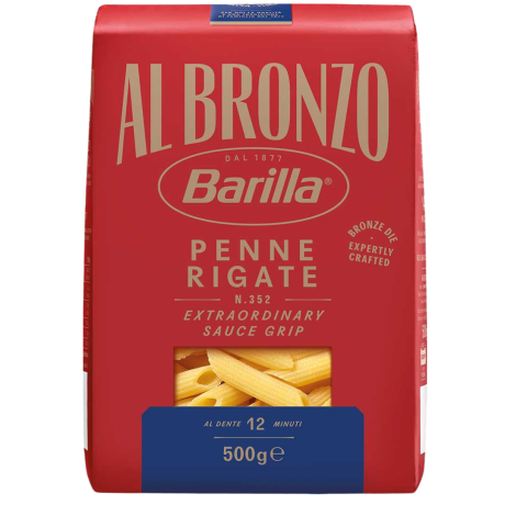 Przejdź do produktu Makaron Penne Rigate Al Bronzo n. 352 500g - Barilla