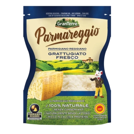 Przejdź do produktu Ser tarty Parmareggio Parmigiano Reggiano 100g - GranTerre parmezan