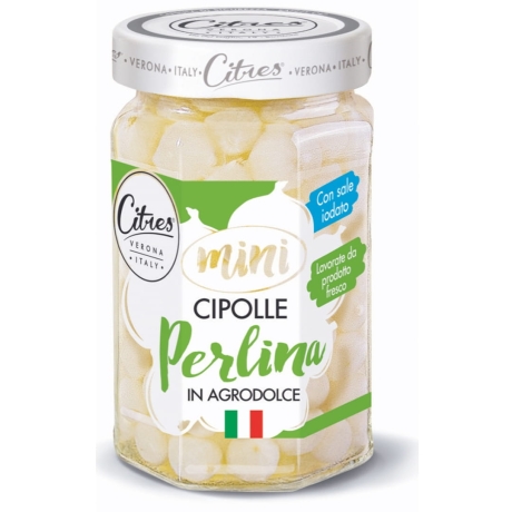Przejdź do produktu Cebulki Perlina Agrodolce 290g - Citres