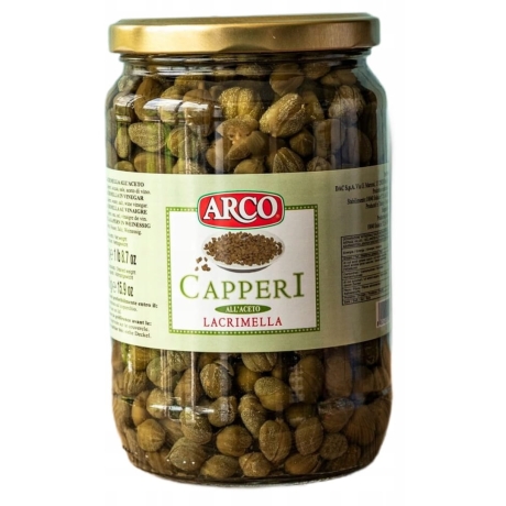 Przejdź do produktu Kapary marynowane bez ogonków 700g - Arco