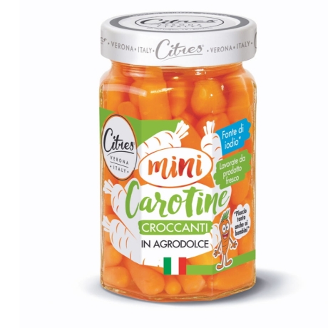 Przejdź do produktu Marchewki mini w zalewie Carotine Croccanti 290g - Citres