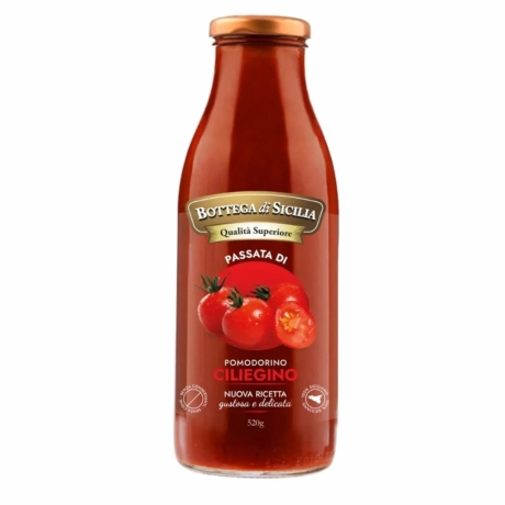 Przejdź do produktu Passata Di Pomodorino Ciliegino 520g - Bottega Di Sicilla