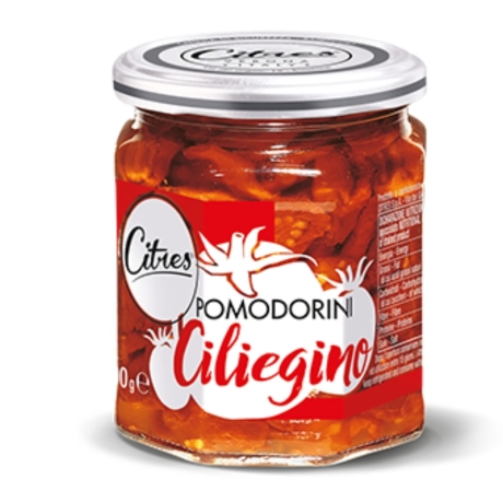 Przejdź do produktu Pomidory suszone w oleju Ciliegine 200g - Citres