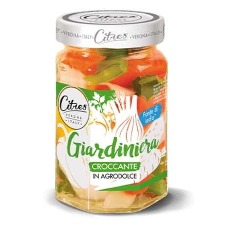 Przejdź do produktu Warzywa w zalewie słodko-kwaśnej Giardiniera 290g - Citres