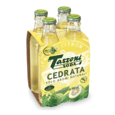 Przejdź do produktu Napój gazowany Tonik cedrata 4x180ml - Tassoni