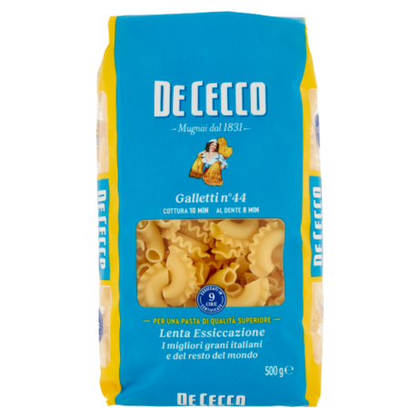 Przejdź do produktu Makaron Gallettini N44 500g - De Cecco