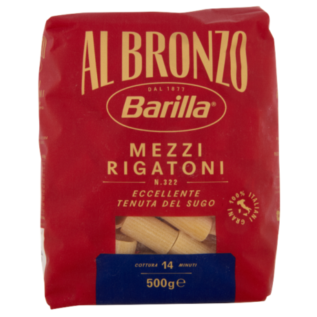 Przejdź do produktu Makaron Mezzi Rigatoni Al Bronzo n. 322 500g - Barilla