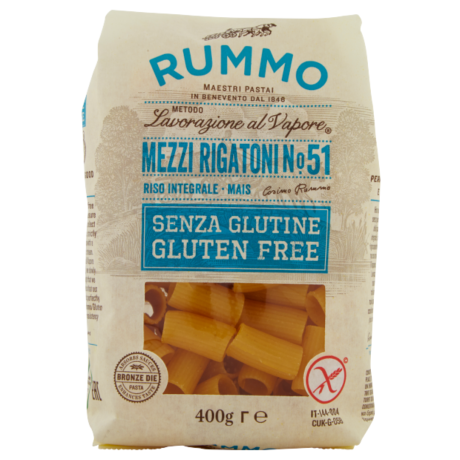 Przejdź do produktu Makaron Mezzi Rigatoni senza glutine n51 400g - Rummo