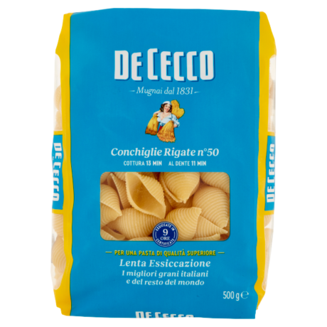 Przejdź do produktu Makaron muszle Pasta di Semola Conchiglie n50 500g - De Cecco