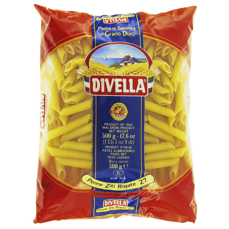 Przejdź do produktu Makaron rurki Penne Ziti Rigate 27 500g - Divella