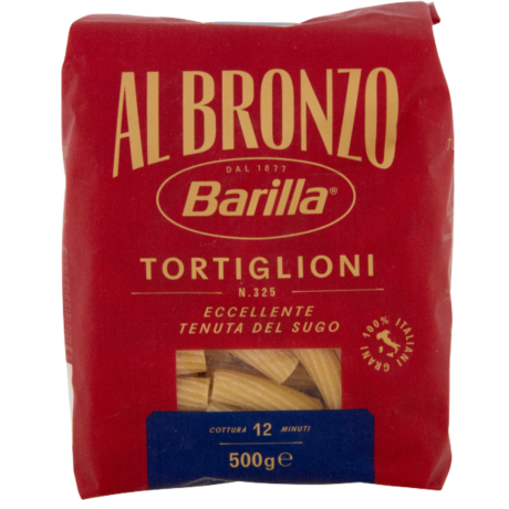 Przejdź do produktu Makaron Tortiglioni Bronzo n. 325 500g - Barilla
