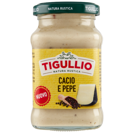 Przejdź do produktu Sos do makaronu ser i pieprz Sos Cacio e Pepe 190g - Tigullio