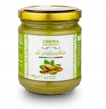 Przejdź do produktu Krem pistacjowy Crema Spalmabile di Pistacchio 190g - Brontedolci
