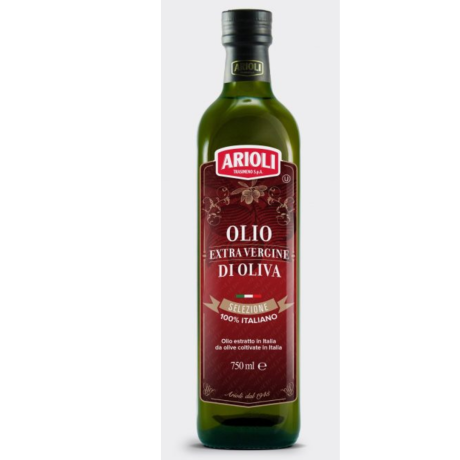Przejdź do produktu Oliwa z oliwek Extra Vergine Selezione 750ml 100% Italiano - Arioli