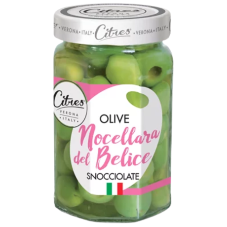 Przejdź do produktu Oliwki zielone bez pestek Nocellara 290g - Citres