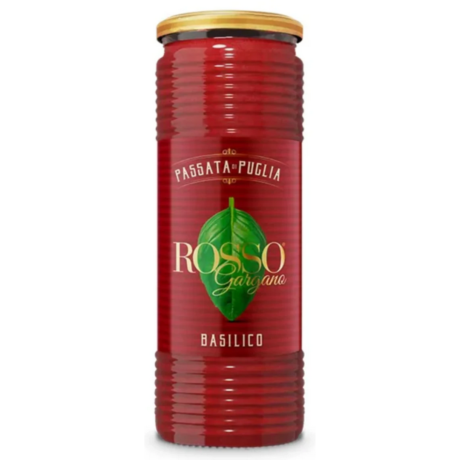 Przejdź do produktu Passata pomidorowa z bazylią 690g - Rosso Gargano