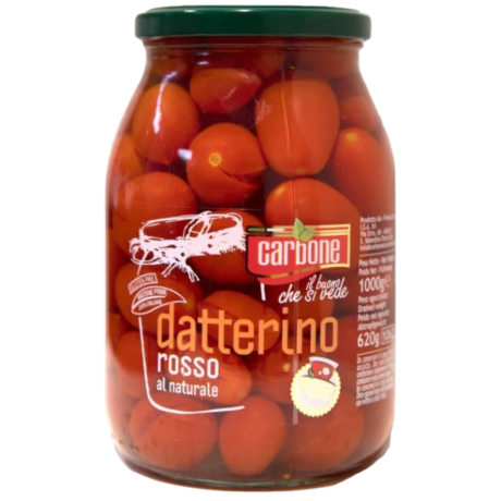 Przejdź do produktu Pomidory koktajlowe Datterino Rosso al naturale 950g - Carbone
