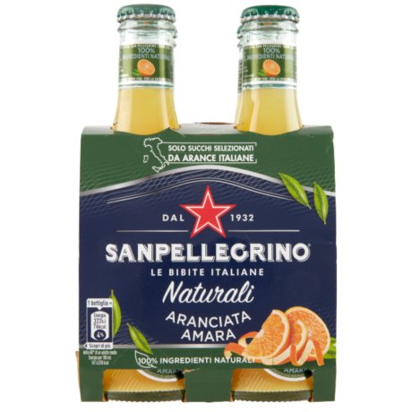 Przejdź do produktu Napój gazowany gorzka pomarańcza 4x200ml - San Pellegrino