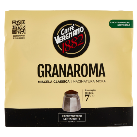 Przejdź do produktu Kawa mielona Gran Aroma 500g - Caffe Vergnano