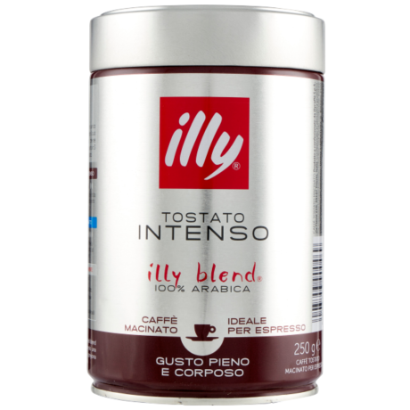 Przejdź do produktu Kawa mielona intenso bold roast 250g - Illy