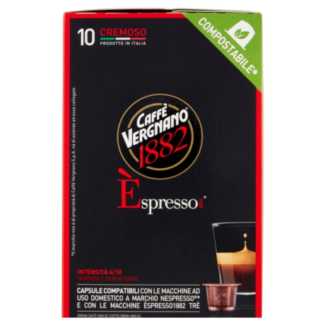 Przejdź do produktu Kawa w kapsułkach Cremoso 10szt - Caffe Vergnano
