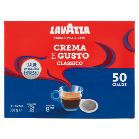 Przejdź do produktu Szaszetki Crema & Gusto Classico 50 szt. 350g - Lavazza