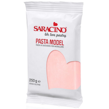 Przejdź do produktu Masa cukrowa do modelowania różowa Light Baby Pink Model Paste 250g - Saracino